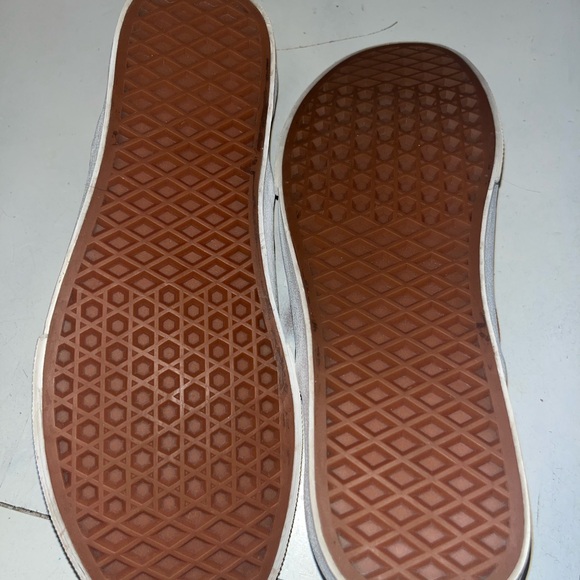 Vans Orange and Cream Slip-On Shoes - Picture 4 of 5